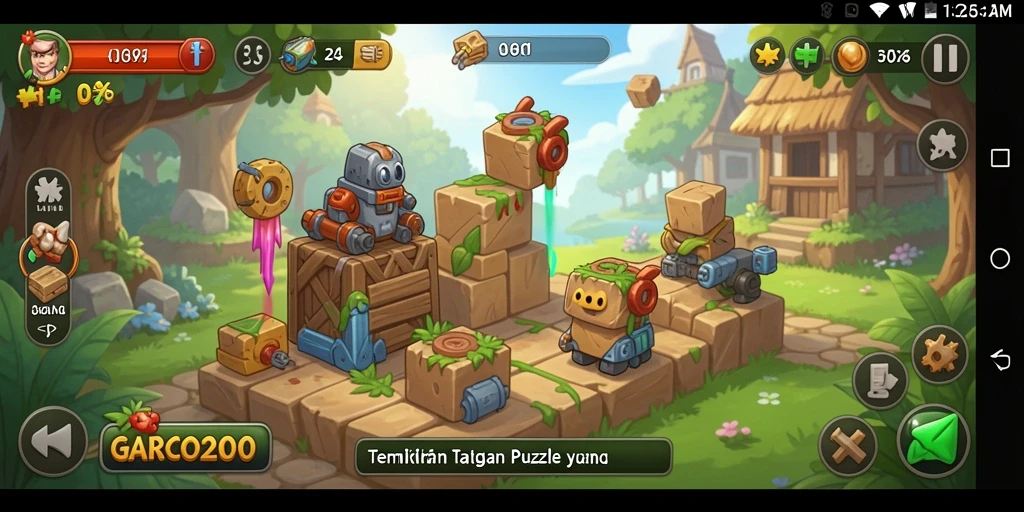 Tampilan gameplay GARCO200 yang menarik dan menantang teka-teki.