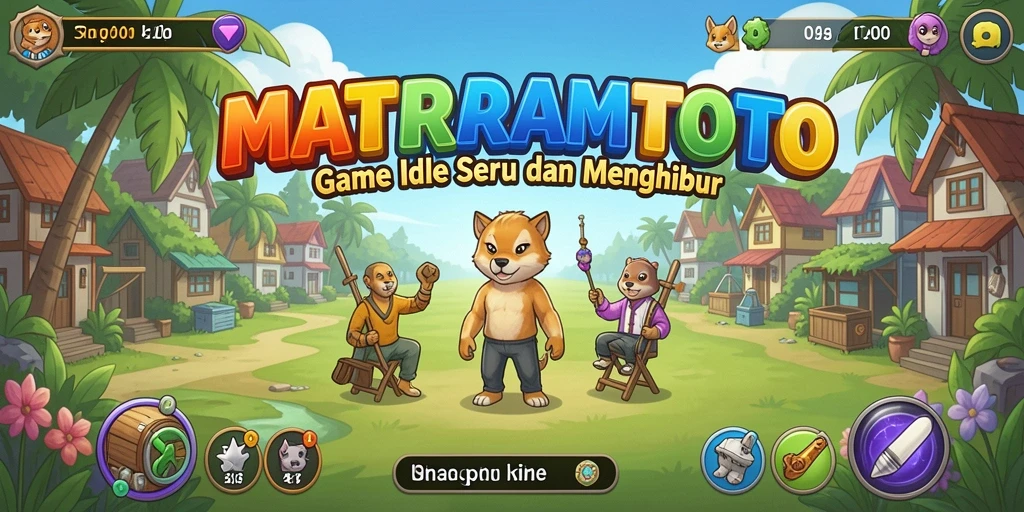 Tampilan gameplay seru MATARAMTOTO yang menampilkan elemen Idle.