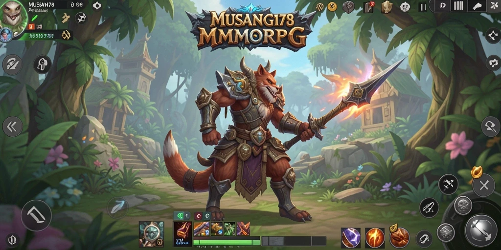 Tangkapan layar dari gameplay MMORPG yang seru dan mengasyikkan.