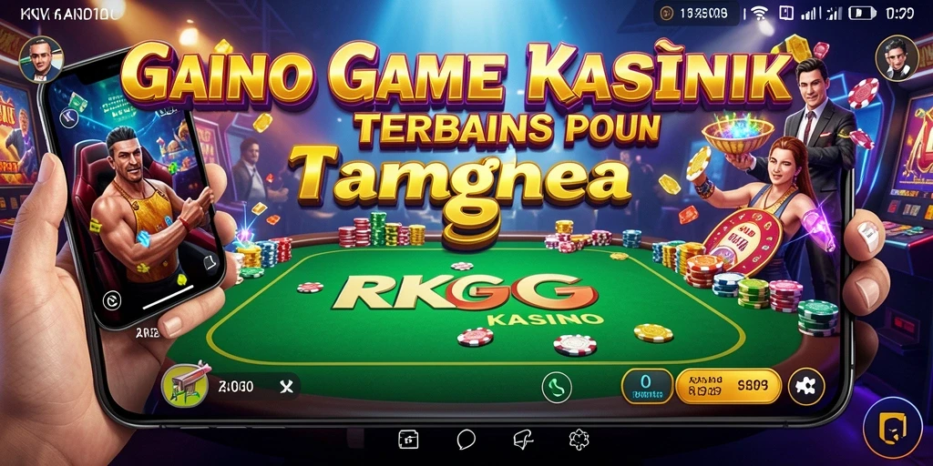 Tampilan mendebarkan dari gameplay Kasino RKGG yang seru.